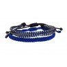 Mens bracelets set 2  blue  VRA00625