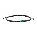 Mens bracelet hematite malachite  VRA00620