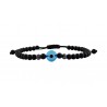 Mens bracelet evil eye white VRA00627