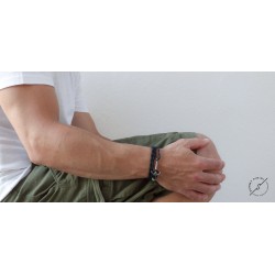 Bracelet Anchor gunmetal  VRA00628