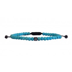 Ανδρικό βραχιόλι Howlite colours VRA00632