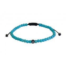 Ανδρικό βραχιόλι Howlite colours VRA00632