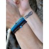 Ανδρικό βραχιόλι Howlite colours VRA00632