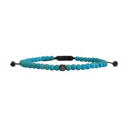 Ανδρικό βραχιόλι Howlite colours VRA00632