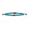 Ανδρικό βραχιόλι Howlite colours VRA00632