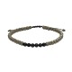 Bracelet  lava & hematite  VRA00638