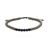 Ανδρικό βραχιόλι hematite & lava  VRA00638