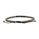 Bracelet  lava & hematite  VRA00638