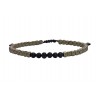 Bracelet  lava & hematite  VRA00638