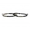 Bracelet  lava & hematite  VRA00638