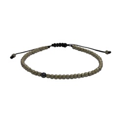 Ανδρικό βραχιόλι hematite cube grey mat VRA00642