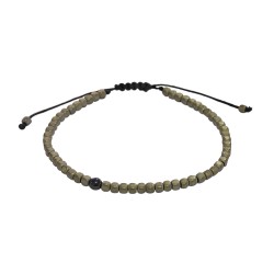 Ανδρικό βραχιόλι hematite cube grey mat VRA00642