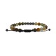 Bracelet Jade colours / hematite VRA00643