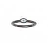 Δακτυλίδι λεπτό Ματάκι gunmetal DA0014
