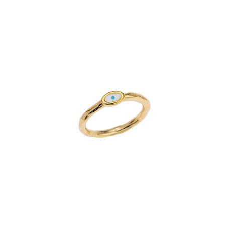 Ring evil eye gold DA0015