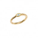 Ring evil eye gold DA0015