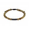 Ανδρικό βραχιόλι Jasper picture / hematite VRA00650