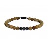 Ανδρικό βραχιόλι Jasper picture / hematite VRA00650