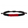 Bracelet handmade macrame bl-red  VRA00652