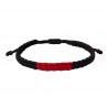 Bracelet handmade macrame bl-red  VRA00652