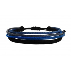 Handmade bracelet 5cords  4blue VRA00656