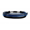 Handmade bracelet 5cords  4blue VRA00656