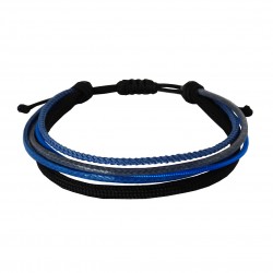 Handmade bracelet 5cords  4blue VRA00656
