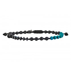 Ανδρικό βραχιόλι knots semiprecious VRA00658