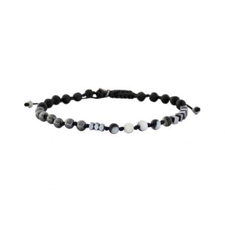 Men bracelet knots semiprecious VRA00659