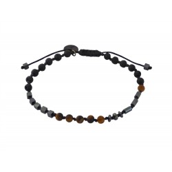 Ανδρικό βραχιόλι knots semiprecious VRA00667