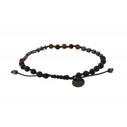 Ανδρικό βραχιόλι knots semiprecious VRA00667