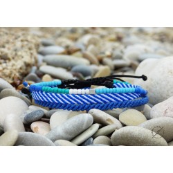 Ανδρικό βραχιόλι set 3  blue wave VRA00672