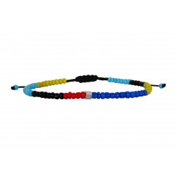 Mens bracelet colours beads VRA00675