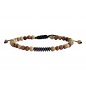 Ανδρικό βραχιόλι Jasper picture-hematite VRA00667