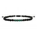 Bracelet Lava-malachite-hematite VRA00678