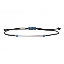 Mens bracelet cord light blue LIGHT BLUE VRA00686