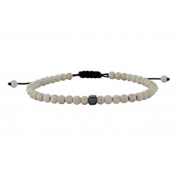 Bracelet howlite beige  VRA00691
