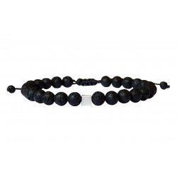 Mens bracelet lava black VRA00698