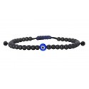 Ανδρικό βραχιόλι ματάκι με αιματίτη  VRA00552