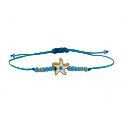 Βραχιόλι Starfish gold - turquoise  VR00687