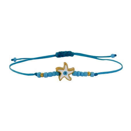 Βραχιόλι Starfish gold - turquoise  VR00687