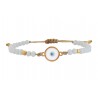 Βραχιόλι kyklos mataki gold-wh VR00690