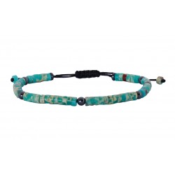 Mens bracelet Jade rodela light green VRA00708