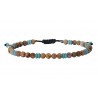 Mens bracelet jasper-howlite VRA00716