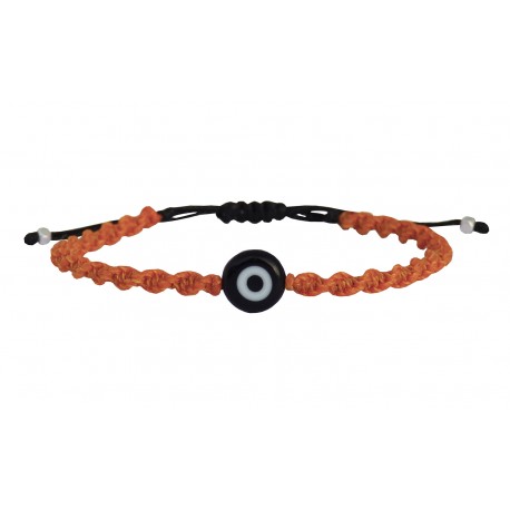 Handmade bracelet macrame amber