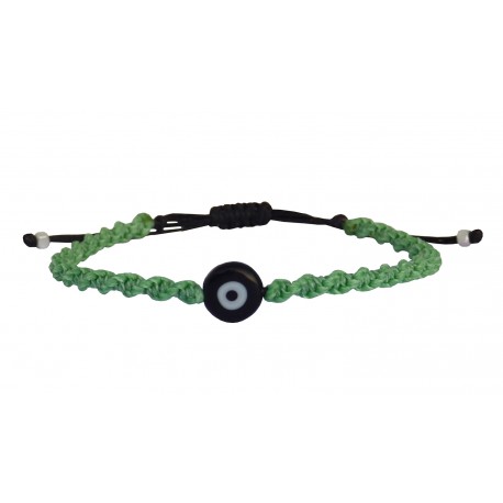 Ανδρικό χειροποίητο βραχιόλι Μάτι μακραμέ veraman VRA00732