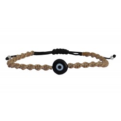 Handmade bracelet macrame beige