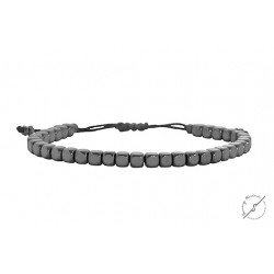Bracelet Hematite cube  VRA00422