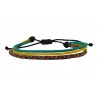 Ανδρικό χειροποίητο βραχιόλι 3cords colours VRA00747