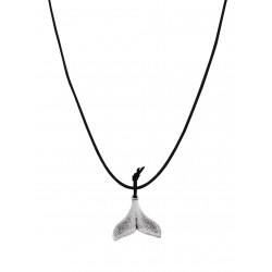Ανδρικό μενταγιόν Ουρά φάλαινας ανάγλυφο KLA0115